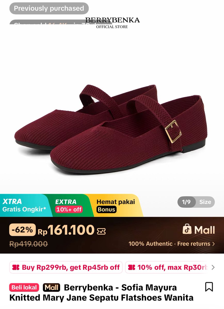 mwanraa's tweet photo. wts 
sepatu berrybenka 
￼￼🍒uk: 37
🥝100k ajaa 
dijual karna kegedean🥲 https://t.co/GHvtksBaw0