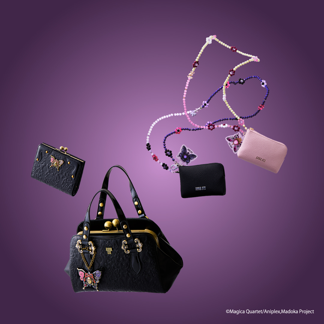 maruiwebchannel's tweet photo. ◤ANNA SUI×魔法少女まどか☆マギカ◢
コラボ商品の受注販売実施中✨

魔法少女まどか☆マギカとANNA SUIの世界観が融合したスペシャルなコラボをお見逃しなく🦋

期間📅2026/9/19(土)12:00～11/15(日)23:59
※受注数量に関する注意事項がございます。詳しくは特設ページの注釈をご確認ください。