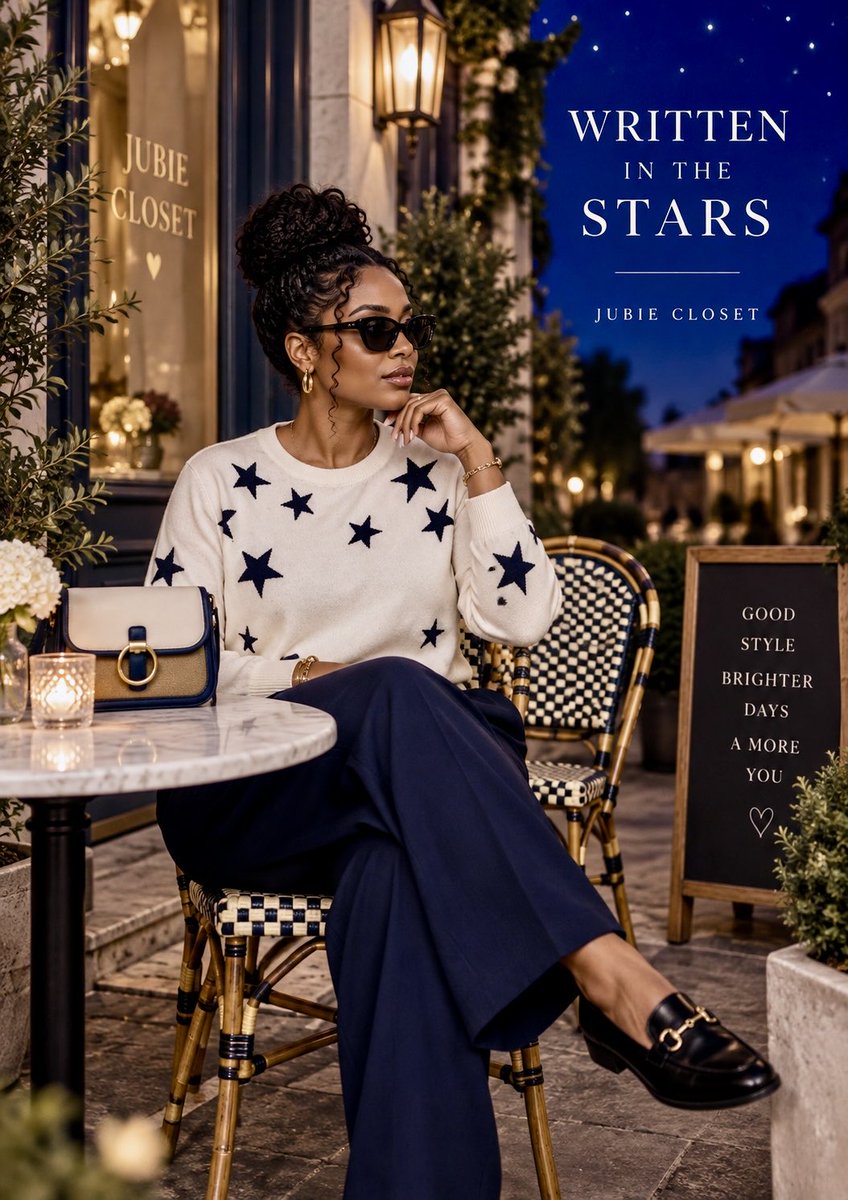 JubieCloset's tweet photo. Written in the stars. โญ๐ A classic with a playful twist. This GAP star sweater, size XS, is available now in Jubie Closet. ๐ค๐
#JubieCloset #JubieCreative #GapStyle #FallStyle #SweaterSeason https://t.co/6KPxAWDCux
