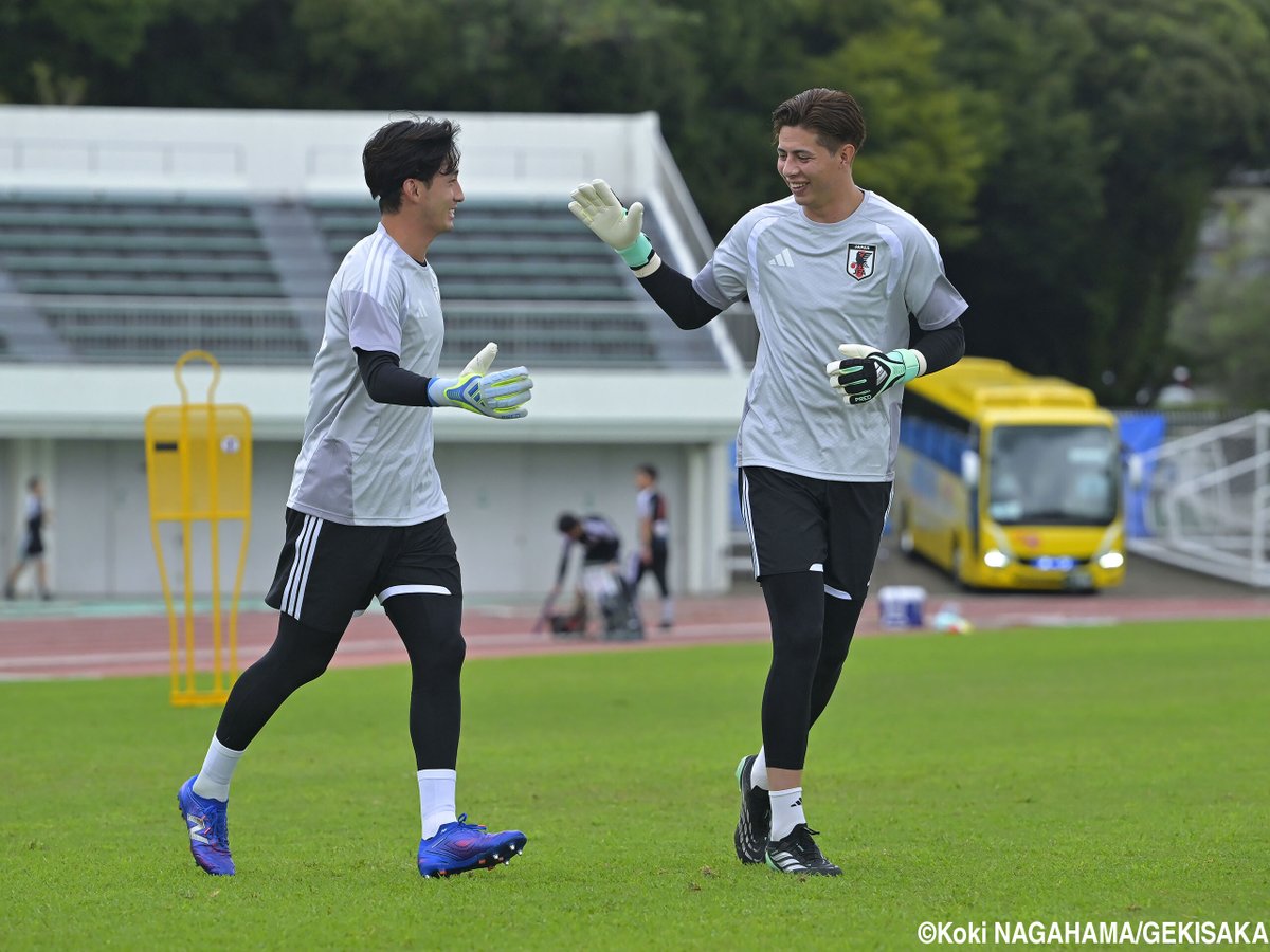 gekisaka's tweet photo. 【写真特集】アジア大会は愛知開催…ピサノアレックス幸冬堀尾(名古屋)、森壮一朗(岡山)は“ホーム”豊田スタジアムへ(10枚)

https://t.co/ie7c1NAWnS

#サッカー日本代表 #daihyo #アジア大会 #AsianGames #ゲキサカ https://t.co/5ZOwPBtUCs