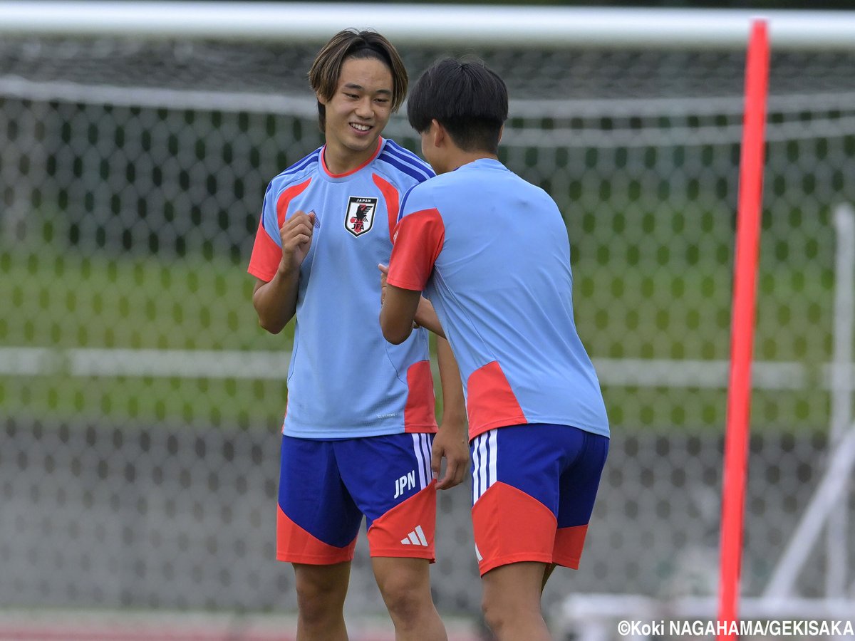 gekisaka's tweet photo. 【写真特集】アジア大会は愛知開催…ピサノアレックス幸冬堀尾(名古屋)、森壮一朗(岡山)は“ホーム”豊田スタジアムへ(10枚)

https://t.co/ie7c1NAWnS

#サッカー日本代表 #daihyo #アジア大会 #AsianGames #ゲキサカ https://t.co/5ZOwPBtUCs