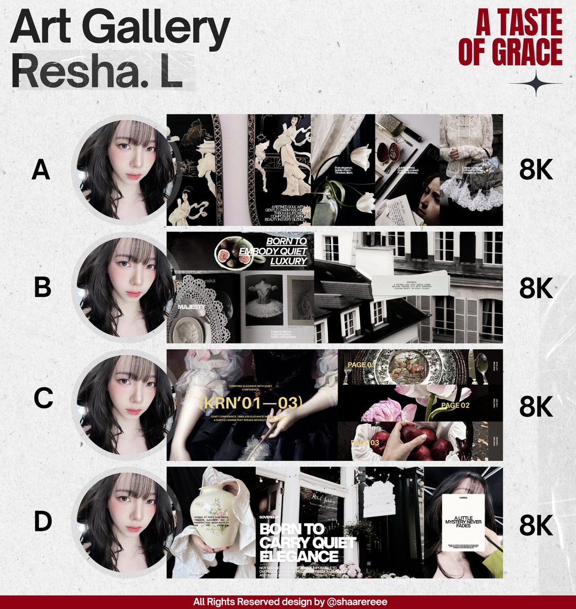 Shaarereee's tweet photo. Ready layout gg Karina, Giselle, winter dan Wonyoung #zonauang https://t.co/0UTengElWF