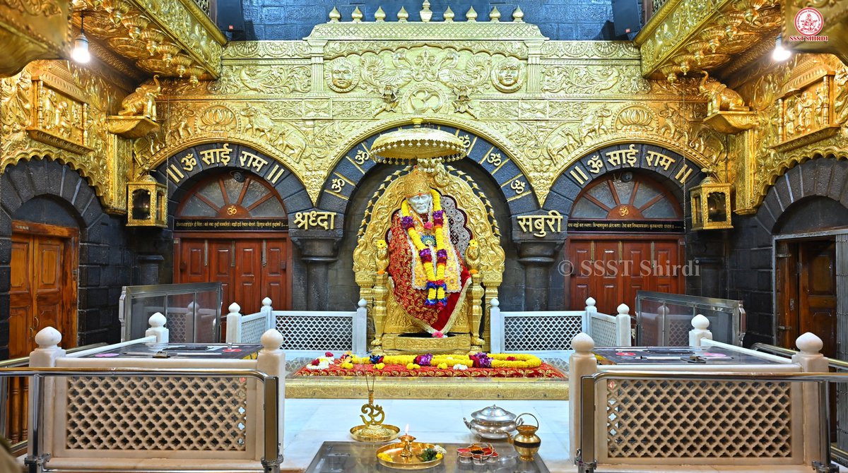 Gottipati4546's tweet photo. *!! ॐ साई राम !!*
*श्री साईबाबा संस्थान विश्वस्त व्यवस्था,शिर्डी*
*!! ॐ Sai Ram !!*
*Shri Saibaba Sansthan Trust, Shirdi*
≈≈≈≈≈≈≈≈≈≈≈≈≈≈≈≈≈ 
*आरती :-शिर्डी माझे पंढरपुर*
*बुधवार १६ सप्टेंबर २०२६*  
*Aarti :-Shirdi Majhe Pandharpur*
*Wednesday 16 September 2026* https://t.co/KLkS713Vq2