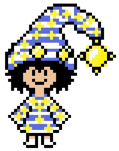 SpamGguy's tweet photo. @cute_ziana_5 His name is Nocturne, a child who is the Mage of the Dreams. Here are his sprites. https://t.co/t9HGtN8WqI