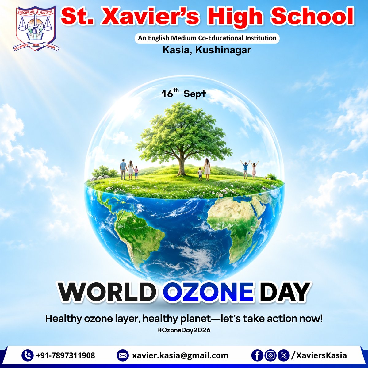 XaviersKasia's tweet photo. Let’s work together to keep the ozone layer strong and our planet safe.
#OzoneProtection #TogetherForEarth #StrongOzone #SafePlanet #EcoUnity #ProtectOurEnvironment #PlanetCare #GreenFuture #ActTogether #EnvironmentalResponsibility https://t.co/6196AeWlO2