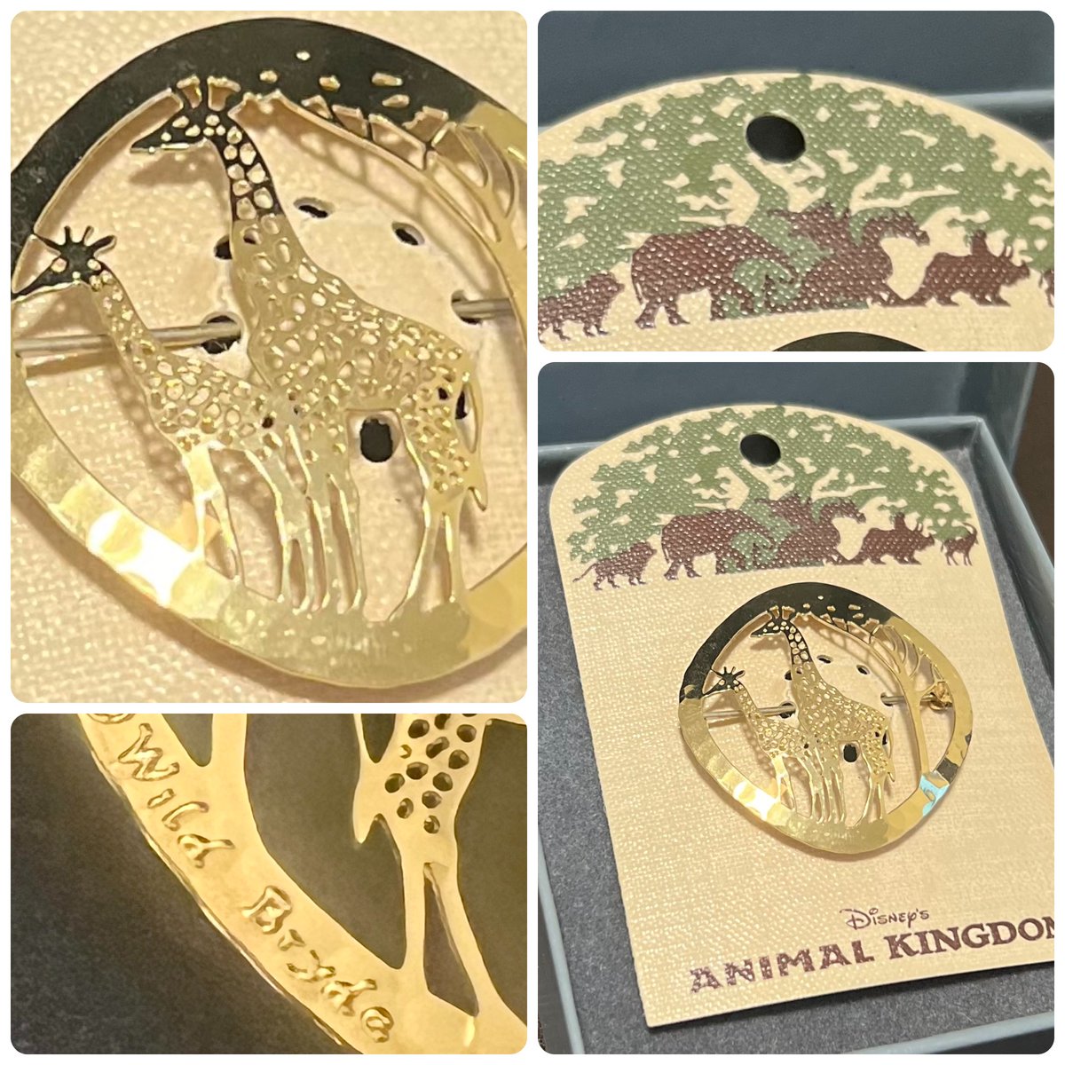 TeriE's tweet photo. DISNEY #WDW 14K GP #Giraffe Brooch #AnimalKingdom Wild Bryde VINTAGE #Y2K NEW
https://t.co/pHuoZWKLI4
#vintagejewelry #disneyjewelry #safari #safarijewelry #broochesandpins #broochoftheday #accessoryaddict #goldaccessories #animaljewelry #wildbryde #giraffes #brooch #giftable https://t.co/UF3LUibjDo