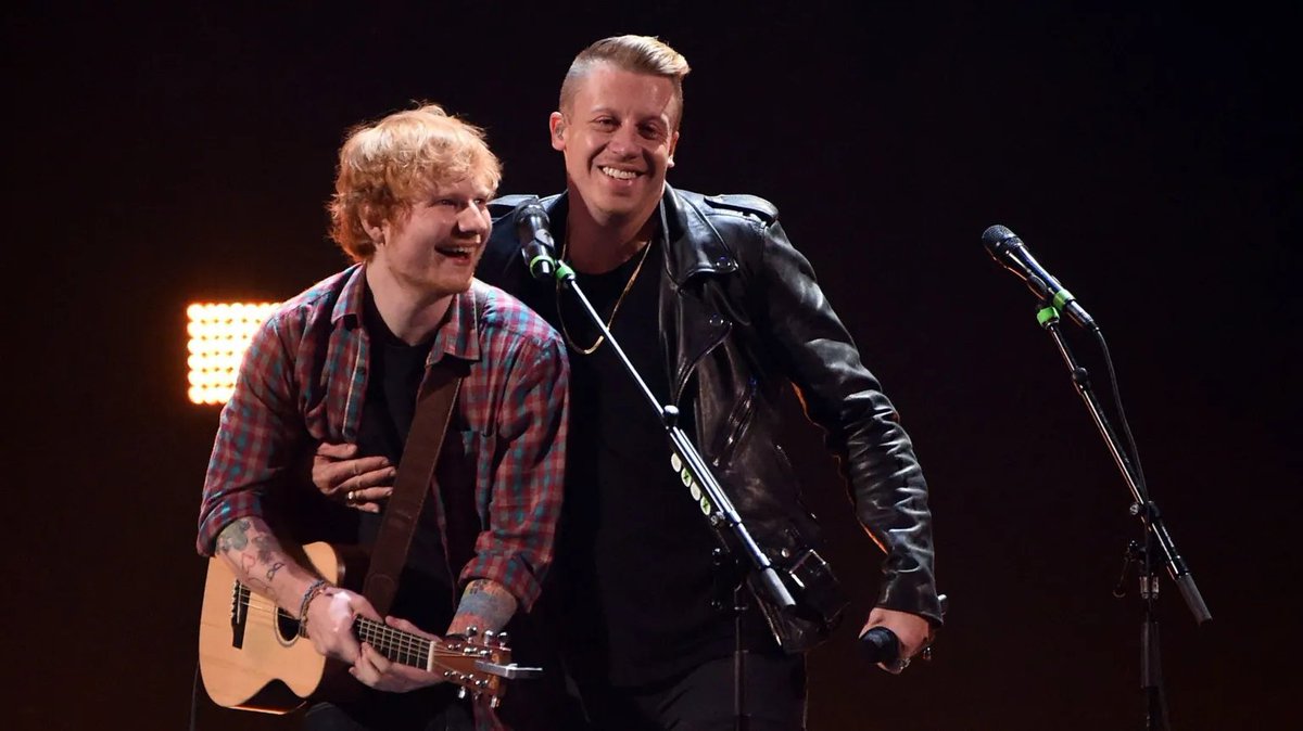 ASandhu's tweet photo. @edsheeran IDK mate, but maybe, just maybe ... you need to grow some balls and support your mate. 

Either way, kudos to Macklemore! Balls of steel. https://t.co/GURers6rDr
