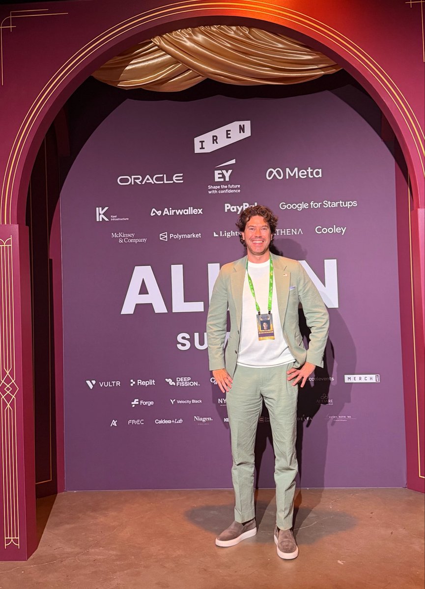 M___Morgenstern's tweet photo. Terrific vibe at the @theallinpod summit day 2

Some themes discussed 

1) Own a scarce input (data, distribution, energy, workflow)

2) Instrument failure modes like a CFO, not a philosopher

3) Ship weekly —>The market doesn’t pay for your caution narrative.
It pays for compounding.