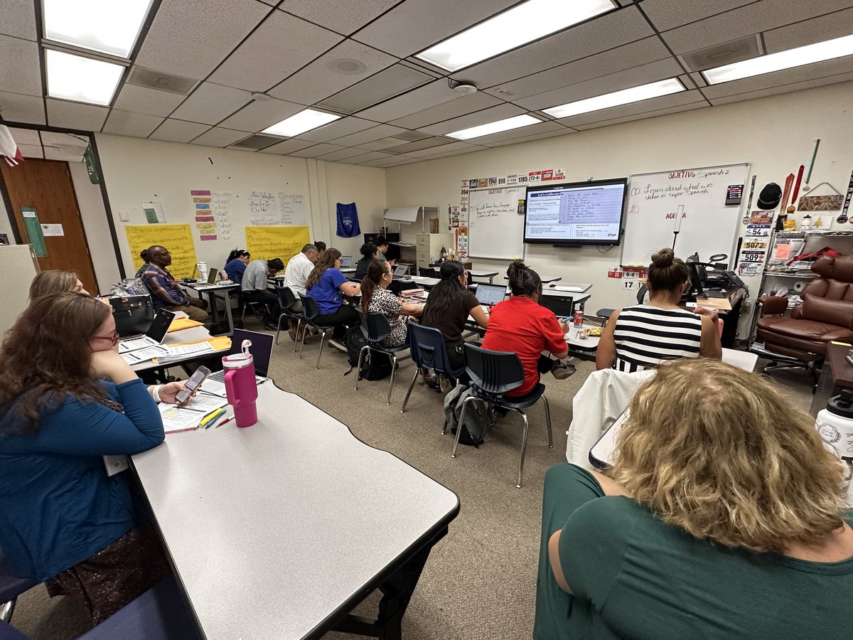 MidlandWL's tweet photo. Spanish teachers came together to calibrate, collaborate, and strengthen our approach to proficiency-based assessments. Shared expectations and aligned scoring help build a consistent understanding of what proficiency looks like at each level. 🎯 https://t.co/CN5MOqnrEB