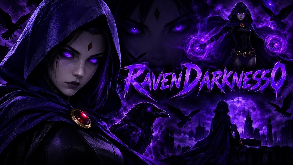 RavenDarkness0's tweet photo. My edit by me do not take! 💜🖤 ChatGPT https://t.co/r2GtjrmZry