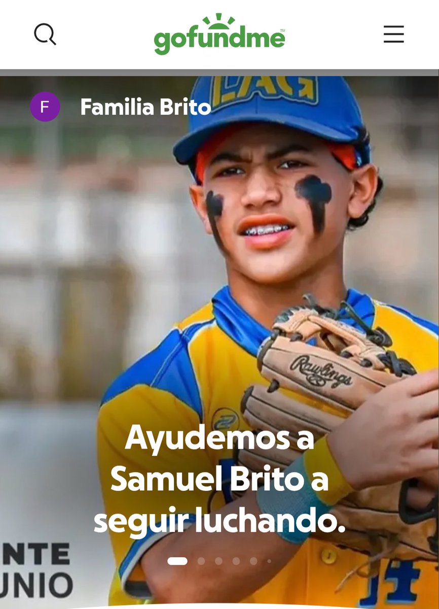 lmaracara's tweet photo. Hoy Vizquel le regaló a Samuel tal vez el día más feliz  desde que lo rescataron a él y su hermano de un edificio colapsado en La Guaira. Samuel, un prospecto del béisbol perdió la movilidad y a sus padres y abuela. Ayudemos a pagar sus gastos de salud 
https://t.co/ulrACFLOz8 https://t.co/cfSkyguYJR