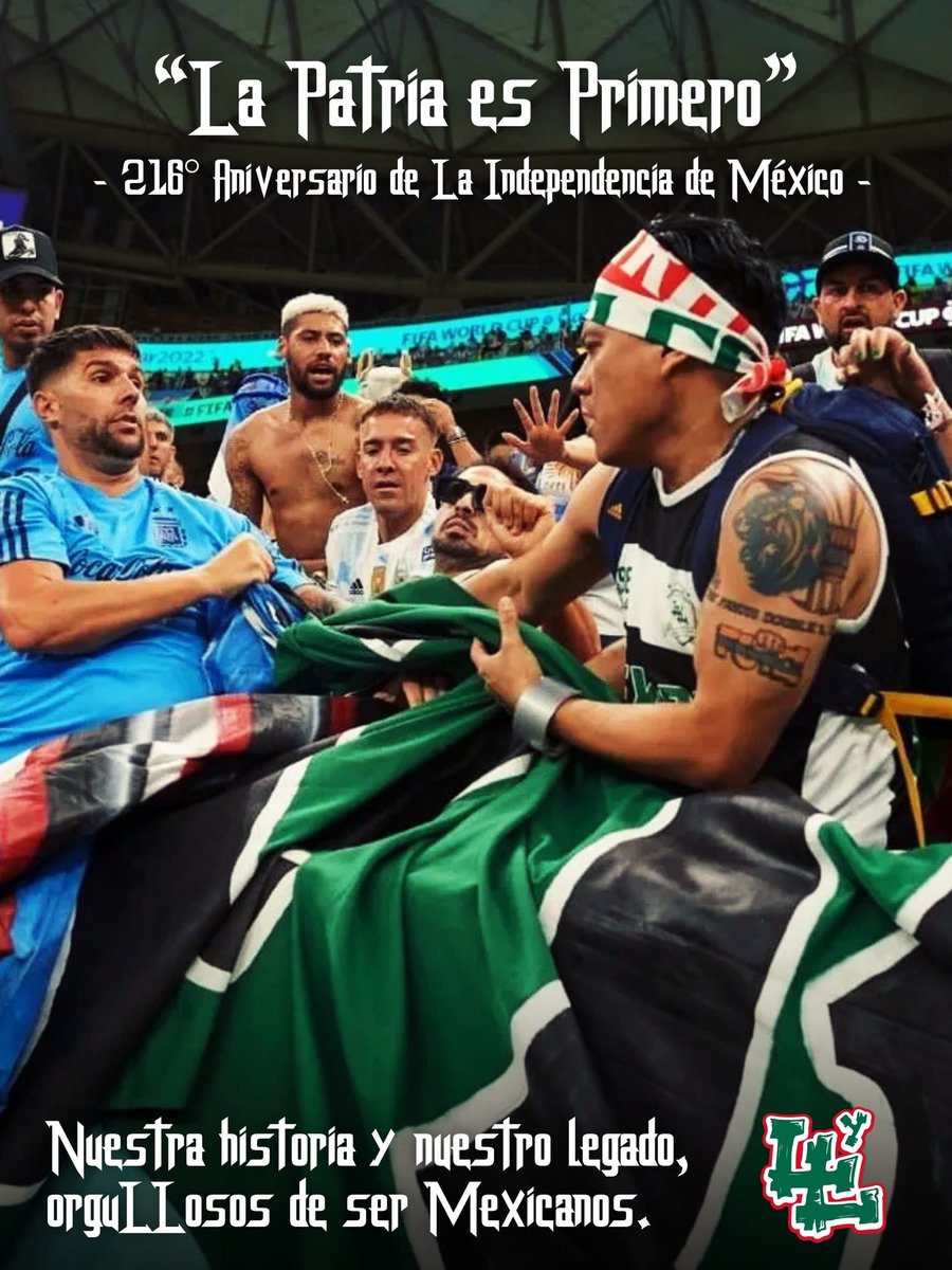 LIBRESYLOKOS's tweet photo. Esta noche! 🎉 
Celebremos la patria con la misma pasión con la que alentamos a Tigres
Viva México cabrones 🇲🇽 🎺 🥳 https://t.co/0CVHbc9LJ8