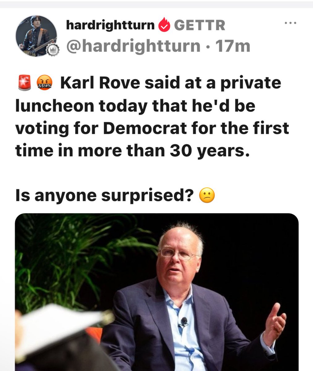 lucaforsure's tweet photo. Surprised about CARL ROVE..?   Of course not..! Until this day .. George W. Bush another RINO Globalist, tells ROVE TO POOP and ROVE still asks in WHAT COLOR.. ?? https://t.co/2pJRz3PbPg