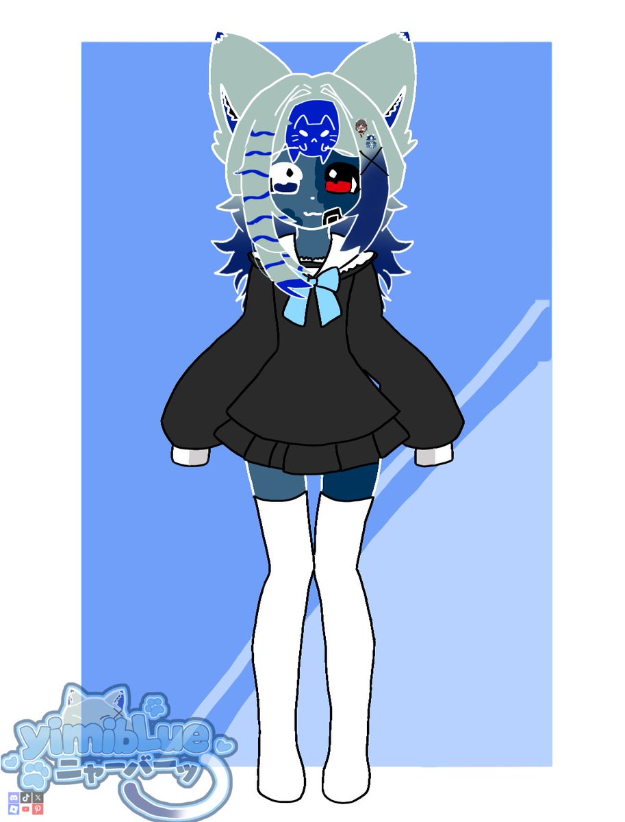 Meow_meow2662's tweet photo. #yimiblue #art #kawaii #cute #meowbahh #meowbah #you✅ #me✅ https://t.co/N4a61tXknM