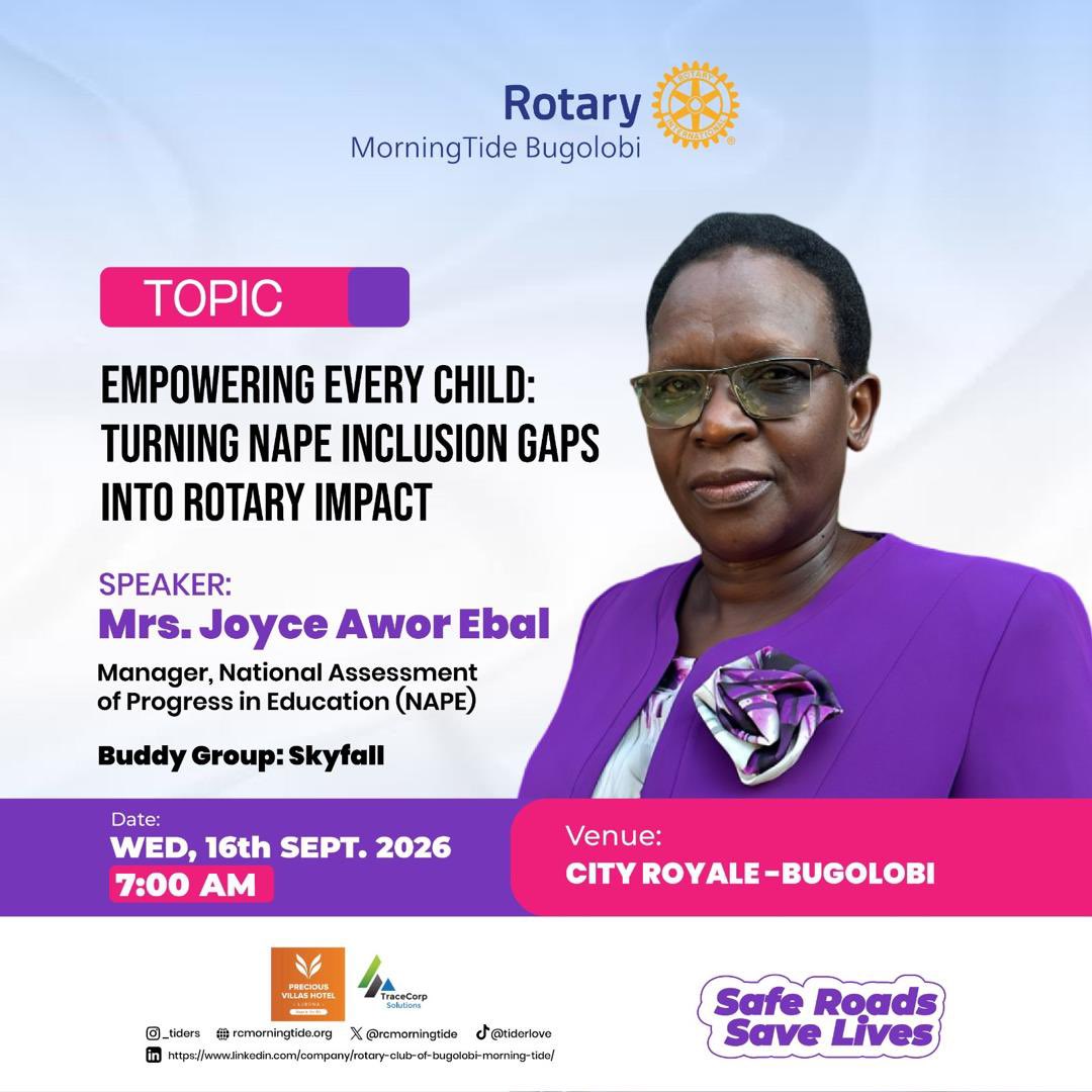 RcMorningTide's tweet photo. Good morning lovely people
Join us exactly at 7:00 AM for an inspiring fellowship on how data, inclusion and action can help us create better education outcomes for every child.
βοΈ Itβs early, but the conversation is worth waking up
#RotaryKonyo #RotaryEyamba #RotaryD9213 https://t.co/Qp8HWWQTTy