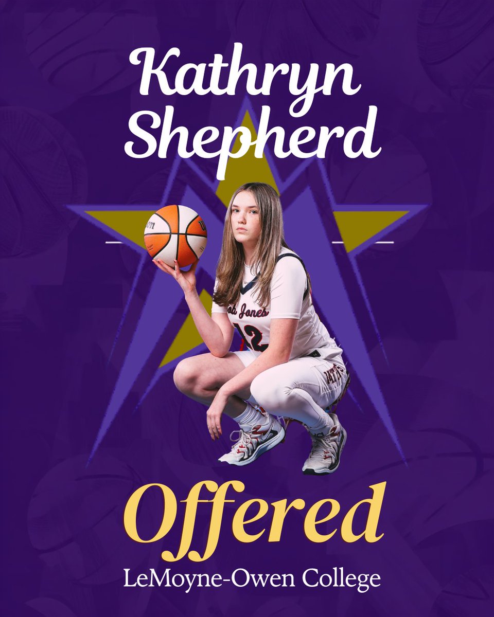 KatyShepherd27's tweet photo. After talking to the coaching staff I'm blessed to receive a D2 offer from LeMoyne-Owen College! Thank you coaches for believing in me!

#forGodsglory #nobodycaresworkharder #FaithNotFear https://t.co/NykZw4No3Z