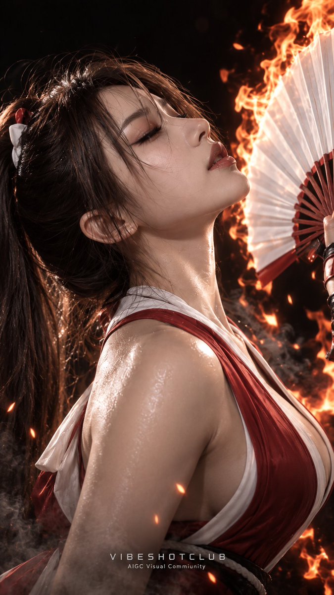 MANISH1027512's tweet photo. 来了来了~你们要的不知火舞！🪭🔥

不知火流忍术在GPT里属于禁术知道吧🈲，难出的一匹，且看且珍惜 https://t.co/dMmkroAucn