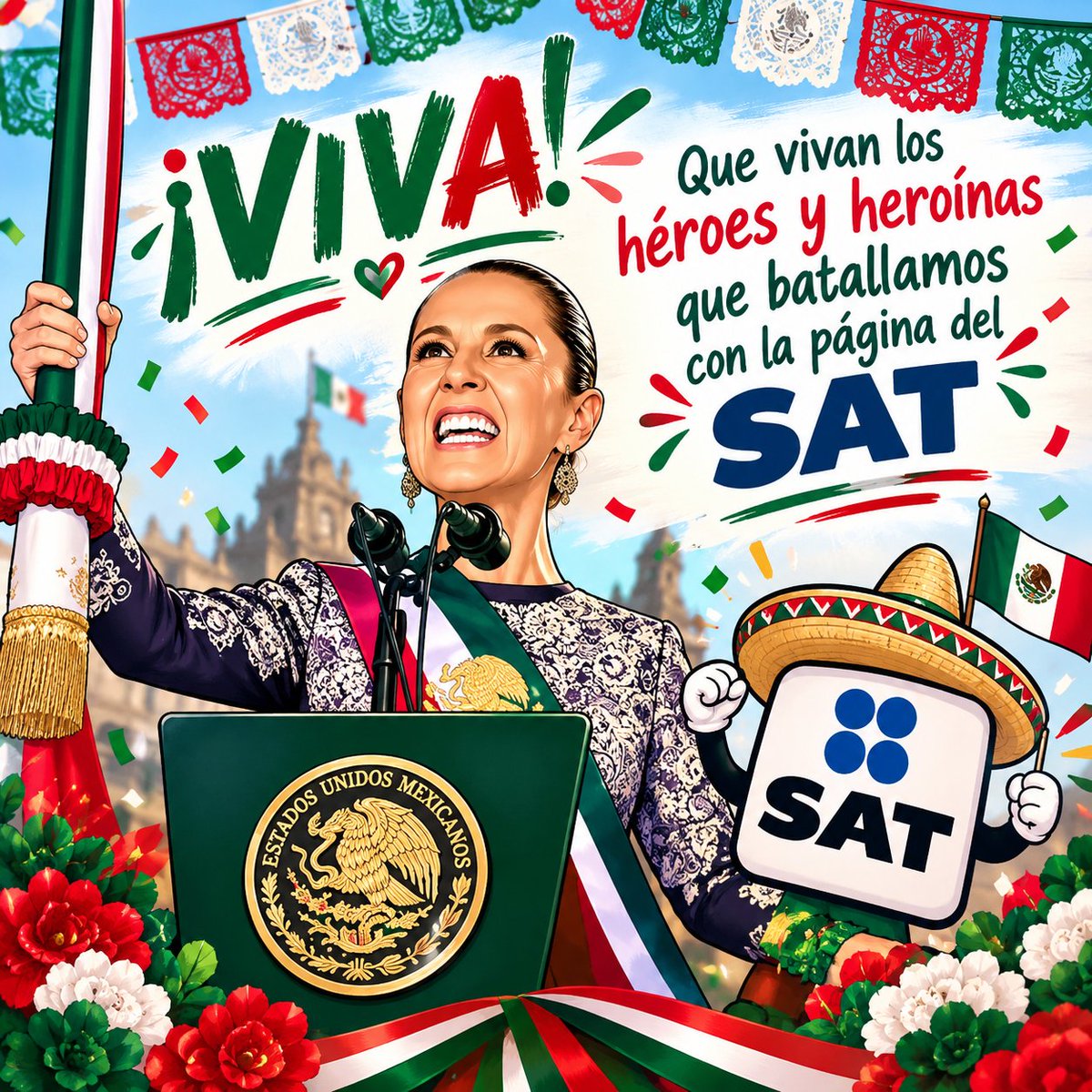 KemEmprende's tweet photo. ¡Viva México! 🥳🥳 Felices fiestas patrias colegas. #Humor #humornegro https://t.co/BCdGfSyank