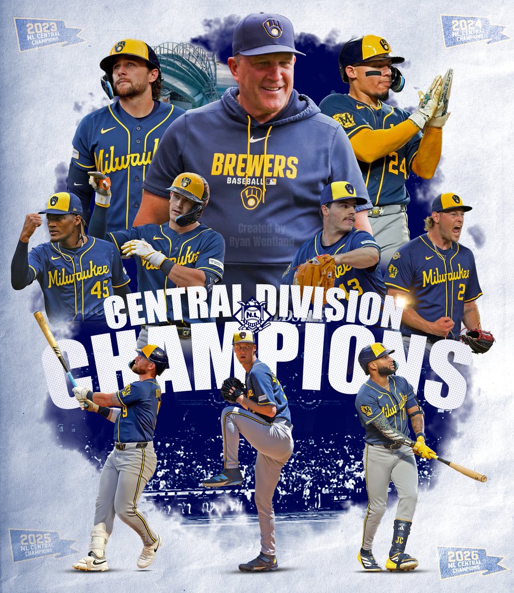 BrewPack8's tweet photo. FOR THE 4TH STRAIGHT YEAR AND 5TH OUT OF 6, THE CENTRAL RUNS THROUGH MILWAUKEE https://t.co/zheKDgBfV5