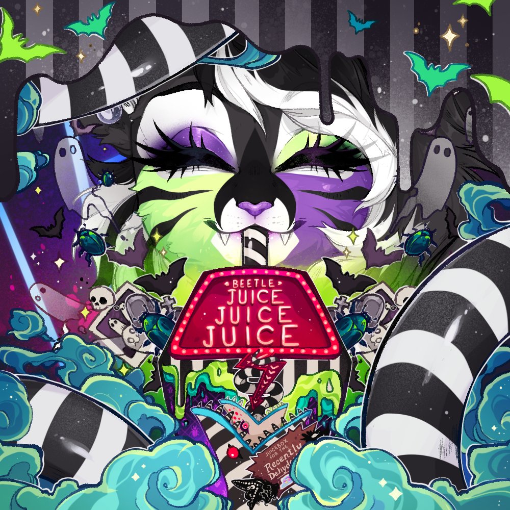 Cha0s_Critter's tweet photo. Tis the season for the sippin' 🪲💚💜
-
Incredible art of my bbgirl by @BewitchedInk https://t.co/72g38kTvU9