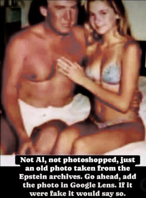 ROBERTALINDON's tweet photo. Trump is a child rapist  and raped innocent little children and their words echo in the Epstein files as clear as day.
Todd Blanch continues to hide the worst of the files to protect Trump  from accountability. HOW do  Republicans  justify  what he did and close their eyes to it? https://t.co/smfR50NIRl