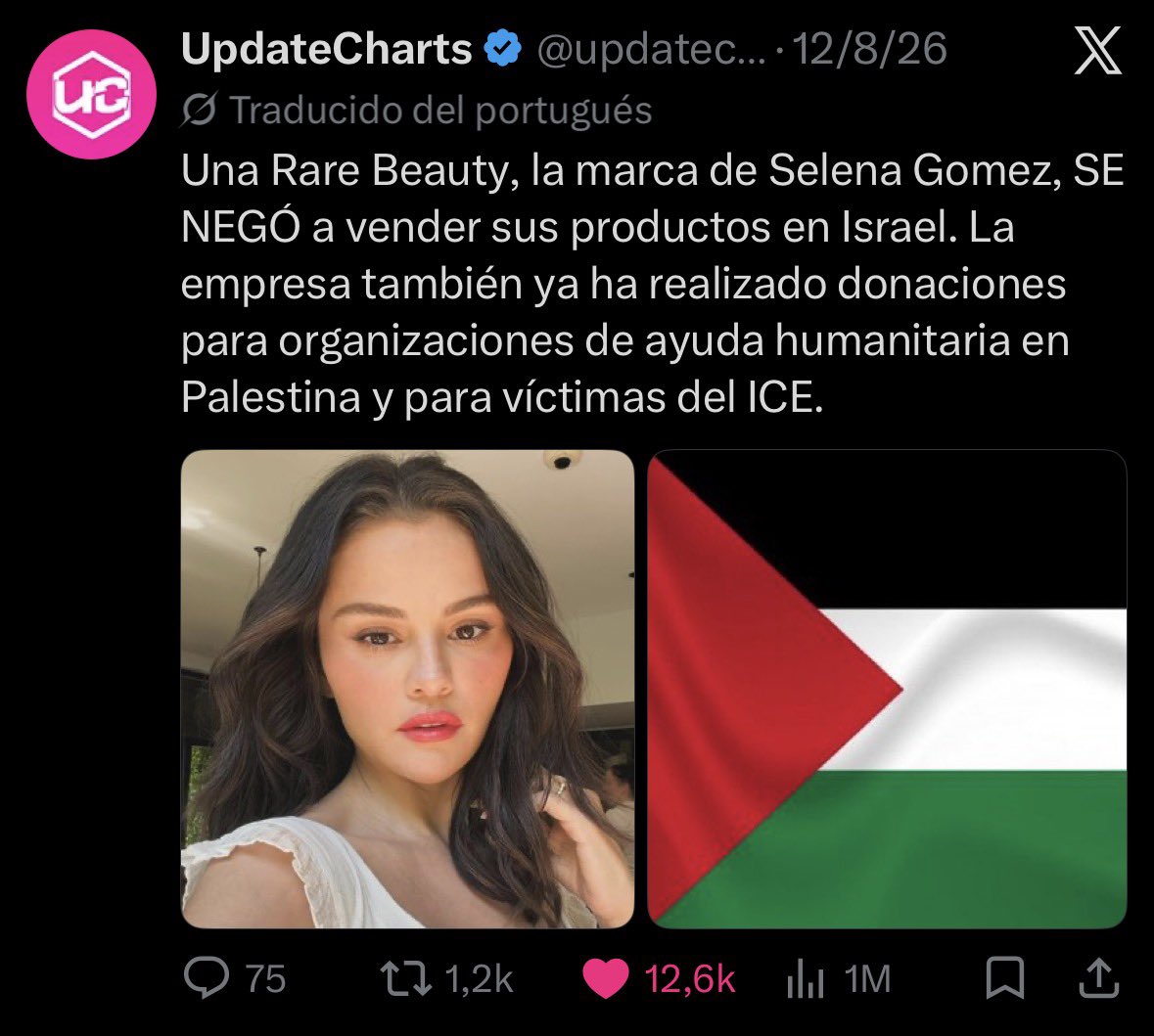 KindaCrazyR_'s tweet photo. Rare Beauty no se vende en Israel, mientras Rhode si, de la única forma que pueden hablar mal de Selena es inventando 😭 https://t.co/sA8FTOc1Hx