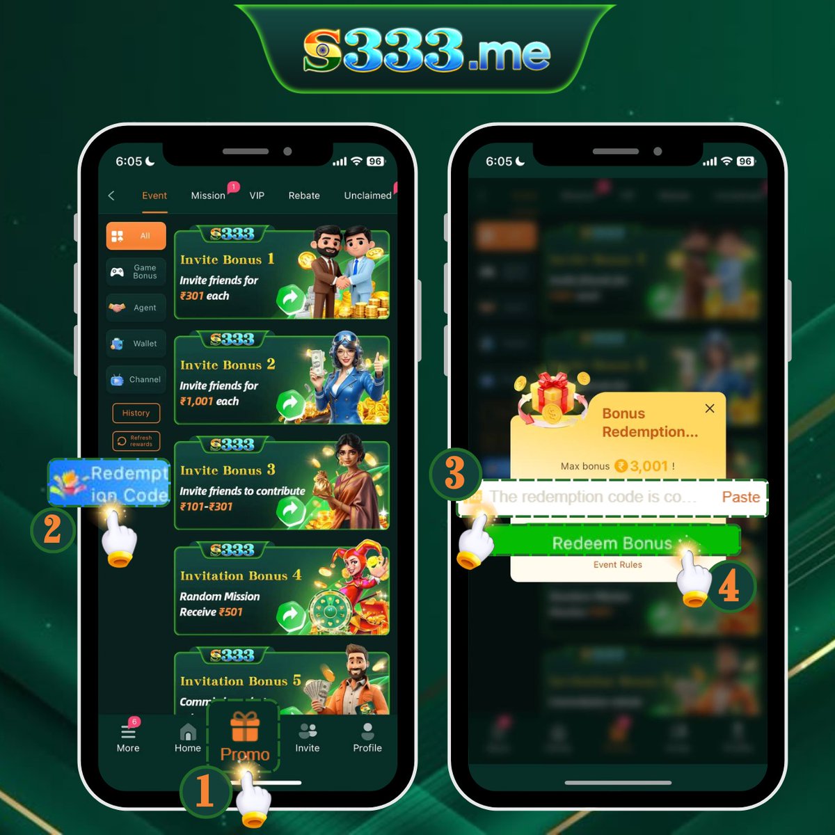 S333india's tweet photo. 𝐃𝐞𝐚𝐫 𝐒𝟑𝟑𝟑 𝐜𝐮𝐬𝐭𝐨𝐦𝐞𝐫, 𝐭𝐨𝐝𝐚𝐲'𝐬 𝐫𝐞𝐝𝐞𝐦𝐩𝐭𝐢𝐨𝐧 𝐜𝐨𝐝𝐞 𝐢𝐬:
 2️⃣3️⃣2️⃣3️⃣3️⃣
𝐁𝐞𝐜𝐨𝐦𝐞 𝐚𝐧 𝐒𝟑𝟑𝟑 𝐦𝐞𝐦𝐛𝐞𝐫 𝐧𝐨𝐰 𝐟𝐨𝐫 𝐚 𝐜𝐡𝐚𝐧𝐜𝐞 𝐭𝐨 𝐰𝐢𝐧 𝐭𝐡𝐞 𝐟𝐨𝐥𝐥𝐨𝐰𝐢𝐧𝐠 𝐚𝐦𝐚𝐳𝐢𝐧𝐠 𝐫𝐞𝐰𝐚𝐫𝐝𝐬!
 𝐃𝐨𝐰𝐧𝐥𝐨𝐚𝐝 𝐀𝐏𝐏 – 𝐆𝐞𝐭 ₹𝟓1 https://t.co/WUR4kfa1if