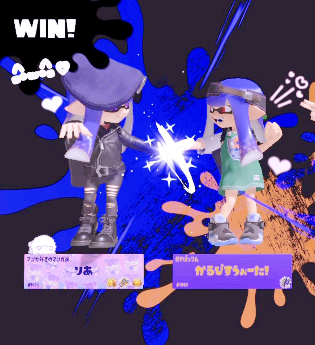 vamp_luv_00's tweet photo. ♥09/15♥
2回目のふぉんたんとスプラ👩‍❤️‍💋‍👨
1回目グータッチできなくて写真撮れなかったけど2回もグータッチしてくれて神でした⊂( i ꒳ i )⊃♡ https://t.co/8N8JYoL3WP