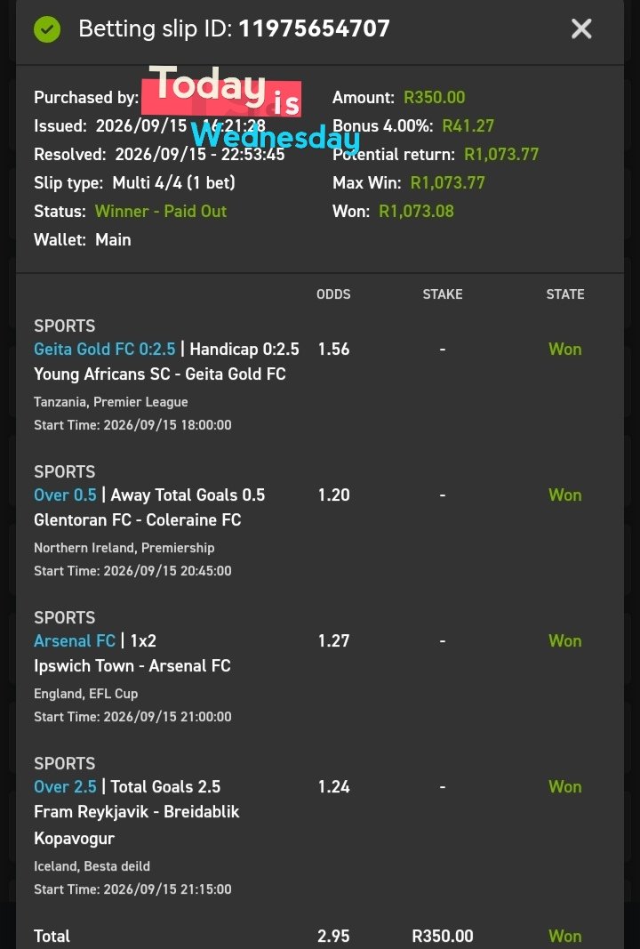 Gnbhengu's tweet photo. 💥🍏1st Boom🍏💥
Congratulations if you followed.
#Surecase #Easybet
18 + | T&Cs Apply https://t.co/v9LH86jCN0