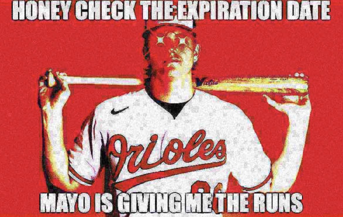 T_Kai_10's tweet photo. .@Orioles #Mayo https://t.co/uSbMjZG2KU