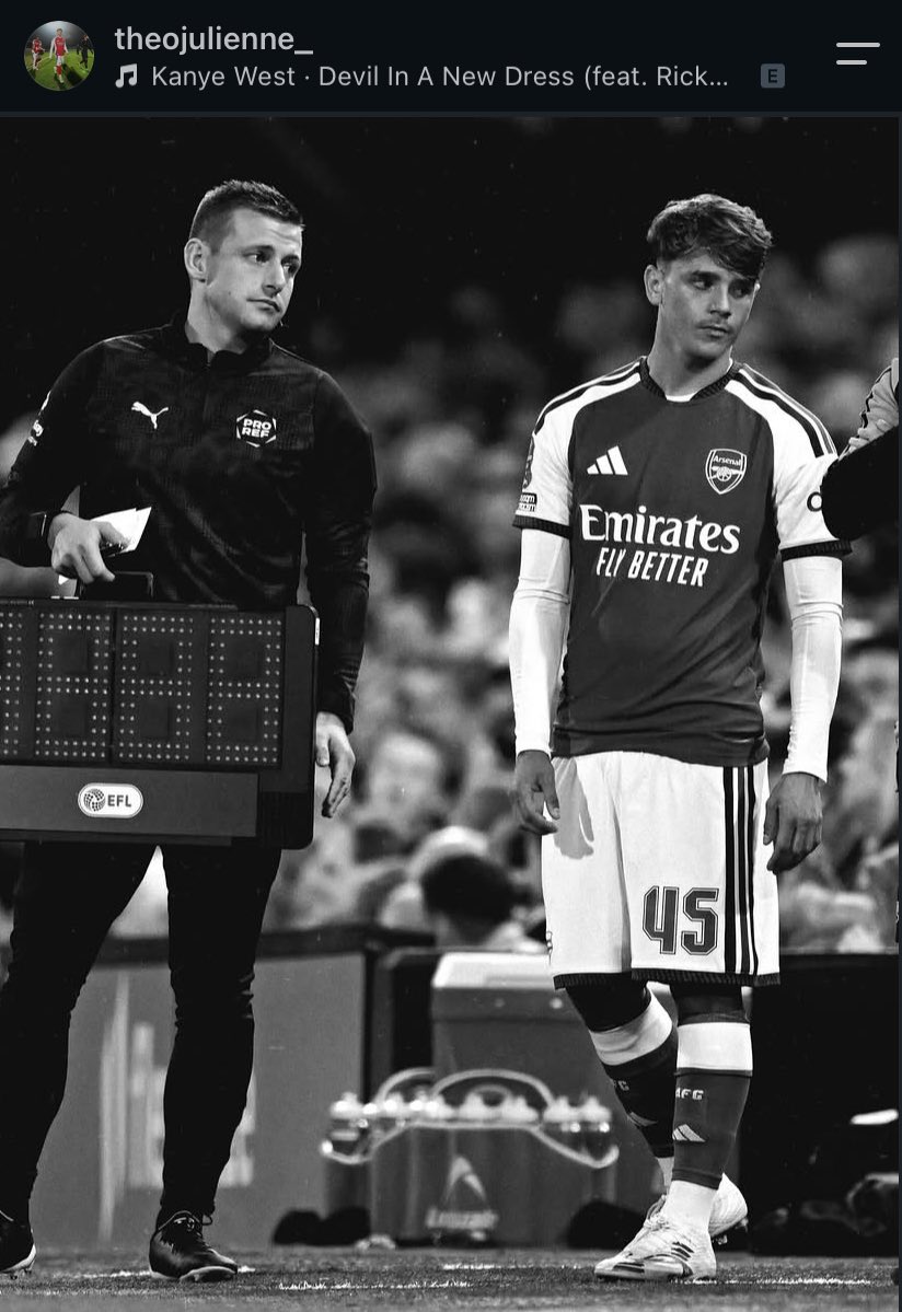 ArsenalRadar's tweet photo. 📲 Theo julienne on instagram……
 
“Professional debut. Gods timing!” #ipsars https://t.co/ocst6nqBpo