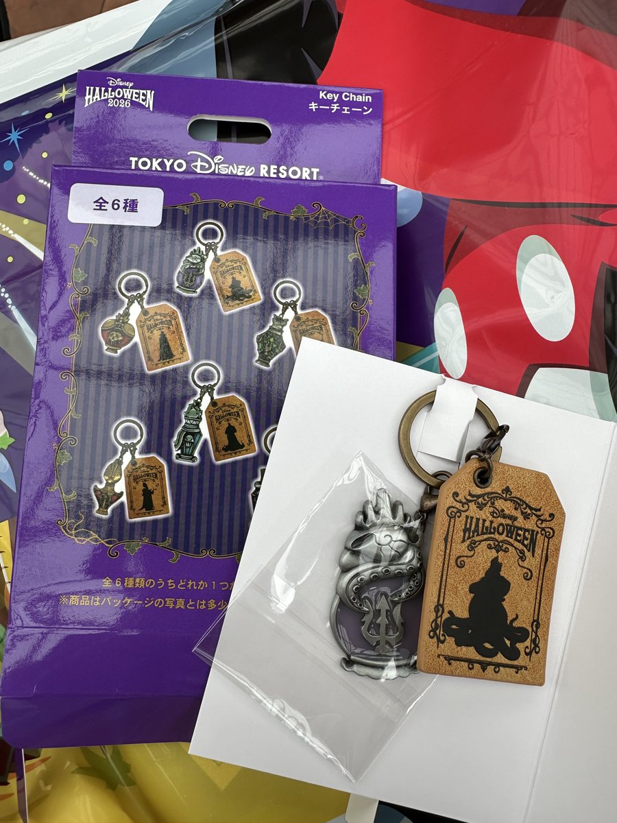 reosan_730's tweet photo. 【交換】
ディズニー　ハロウィン　キーチェーン　ヴィランズ

譲→アースラ

求→女王

現在舞浜におります。
現地で交換できる方を優先で探しております！ https://t.co/Z3ClOFyWR8