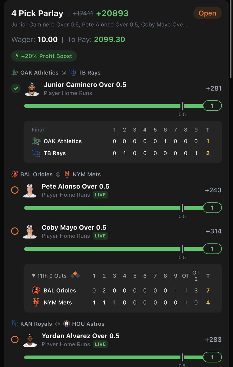Jimmy_the_Gent6's tweet photo. BANGGGGGGG💥💥💥 

MAYO INSIDE THE PARK HOMERUN✅

CASHHHHH IT 💰💰 POSTED FREE ON X

WHO TAILED??

🔥 Purchase 10 → get $100 in FREE picks @courtsideapp ✅

Code: JIMMY

Link: https://t.co/9wwCEanCM7

🔗https://t.co/nUC6TSg55S https://t.co/OCfOiEUMXI