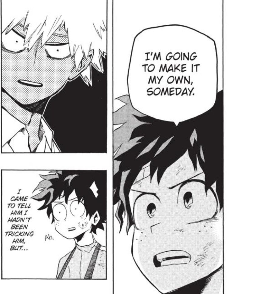 EriCheri3's tweet photo. Katsuki kept the super suit project under wraps for years, but if it was reversed, do you think Izuku could have kept that a secret from Kacchan?! https://t.co/1amf3DMX7f