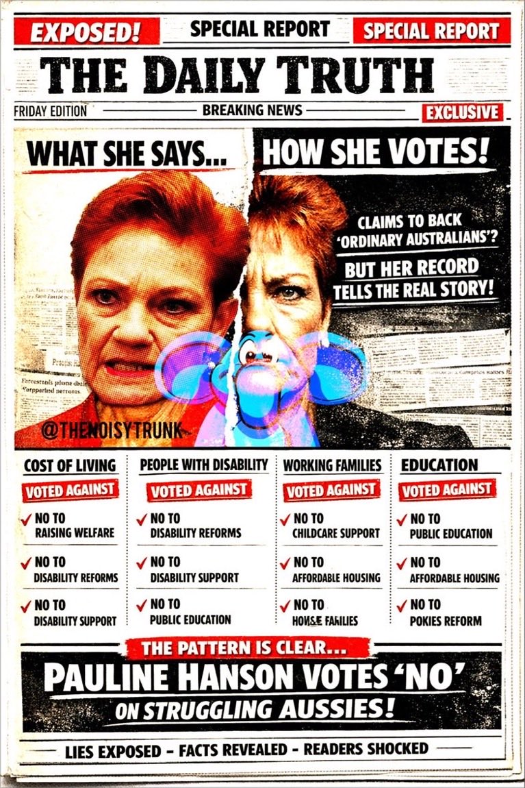 CaraMia200's tweet photo. #Auspol Conservative #AmandaVanstone proves anyone can re-train their brain. Here,she demonstrates power of truth,which sometimes eluded her.
#Hanson,a transparently filthy grifter & shame on twits who delay adjusting their view. Incompetent FWs threaten #Vic’s economy.#SpringSt https://t.co/FhxVR0gleD