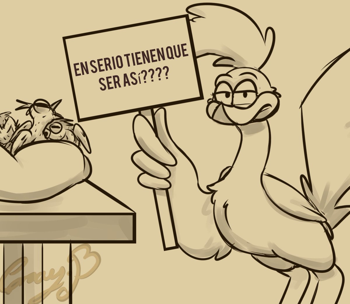 CrayB43295's tweet photo. Parte 5 (1/2)

repito dibujar bebes feos es mi pasión y me parecio gracioso que Correcaminos le parecierafeos sus clones/bebes/hijos, considerando que son literalmente copias de el
#wilerunner #wileroad #roadrunner #wileecoyote #looneytunes https://t.co/aXexD47CyQ
