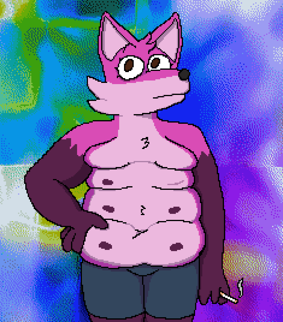 urafoxa's tweet photo. wanted to study larger amounts of fat and Ura is the perfect test subject
#furry #furryart #fursona #paintdotnet https://t.co/N1E6UXGxwL