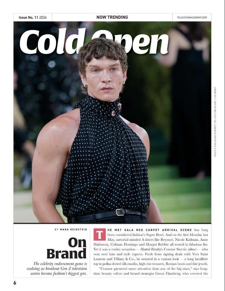 lalalaikazzz's tweet photo. Connor being the face of Gen Z brand ambassadors in the Emmys magazine hsksjk

Also on his Met Gala appearance:
"Connor garnered more attention than any of the big stars," says longtime beauty editor and brand strategist Gwen Flamberg, "He just looked amazing! He was the story." https://t.co/2ya33HABwE