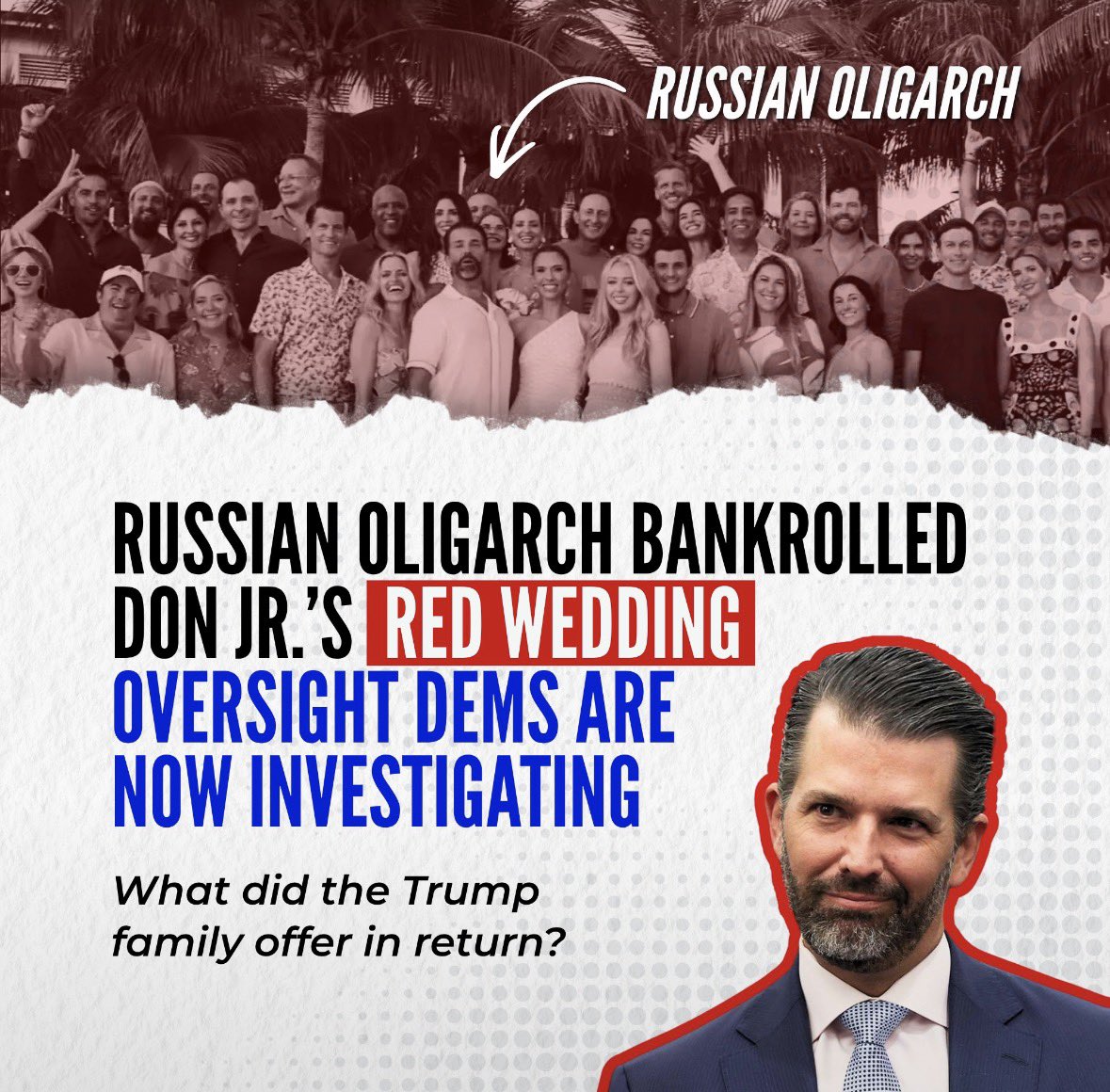 VotesBlue2's tweet photo. @DonaldJTrumpJr #PutinsPuppet2 https://t.co/iekkZ4ROFB