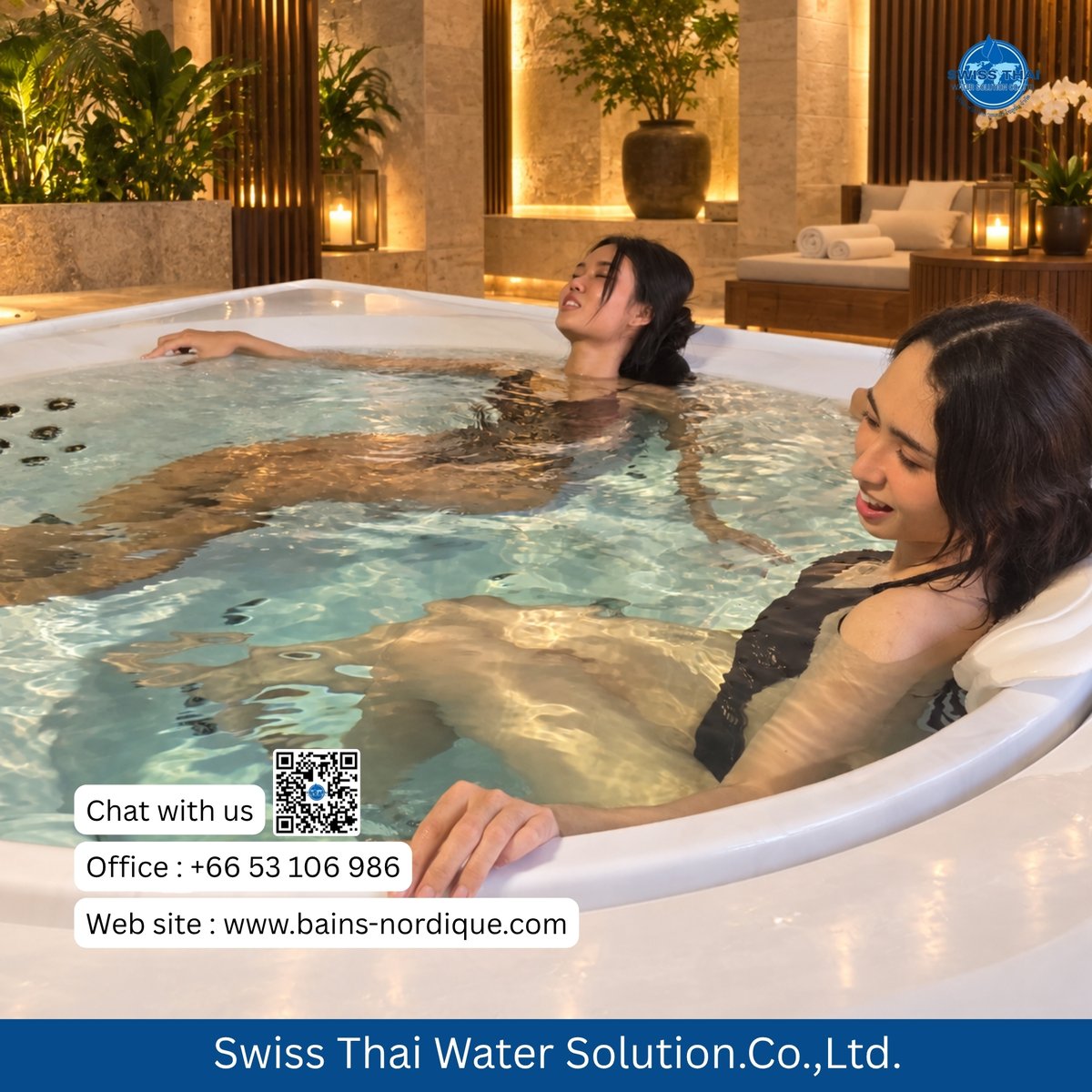 Swiss_Thai's tweet photo. ✨ Relax, recharge, and enjoy every moment with COCOON—an elegant overflow spa designed for your private wellness sanctuary.
📩 Contact us for more information.
#CocoonSpa #LuxurySpa #PrivateWellness #Hydrotherapy https://t.co/Zqu8IDPzpz