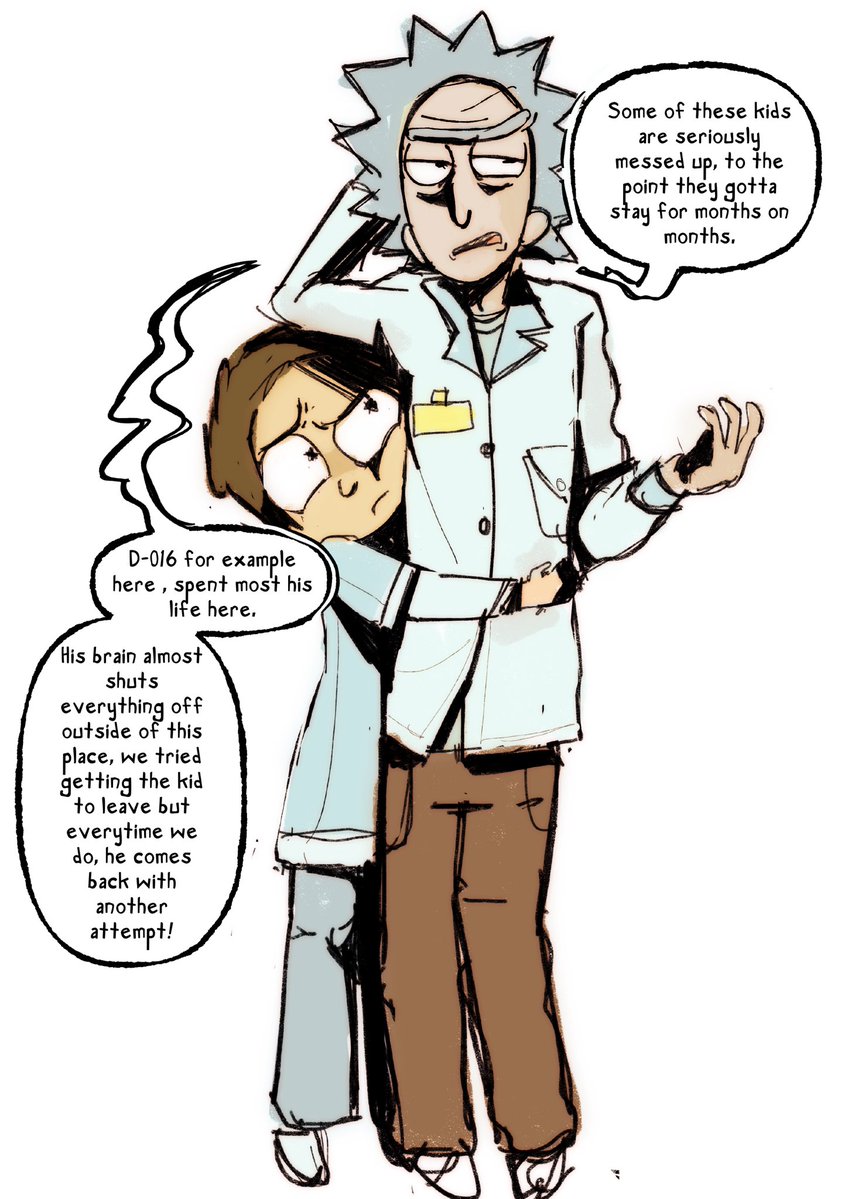 Texanbackstabb's tweet photo. Very self indulgent.. if you wish to make a Morty to join the two of my ocs do far, go ahead 🥹🥹 I wanna draw ocs https://t.co/r0U38vYLJv