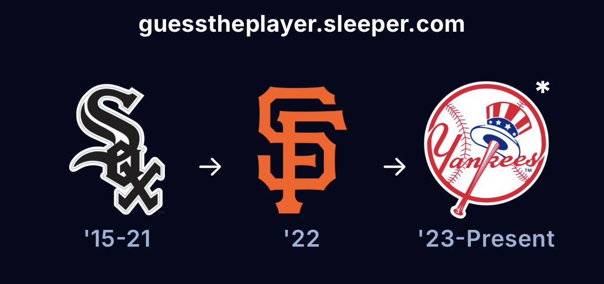 SleeperYankees's tweet photo. Guess the Yankee: https://t.co/reKO20iSOS