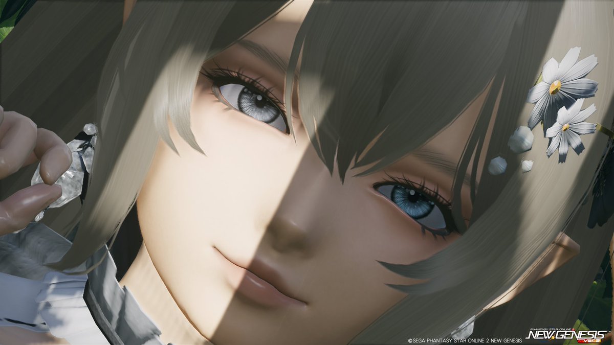 PSO2SS36's tweet photo. 色々キャラクリ談義を見ているなかで、自分はどんなキャラクリをしたいのか？考えていたんですが…
偶然を映す器のように作りたいのかもしれません🌤🌲🦛
#メンテの日なのでssを貼る https://t.co/CKWZtORMdw