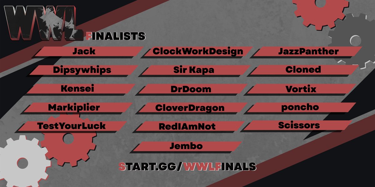 WeeklyWLeague's tweet photo. 🔥Here are your WWL FINALISTS!

‼️See who claims the title THIS WEEKEND!

🕐Groups will be THIS SATURDAY (5 PM EST)!

🕒Top 8 will be THIS SUNDAY (5 PM EST)! https://t.co/soCdT7YRej