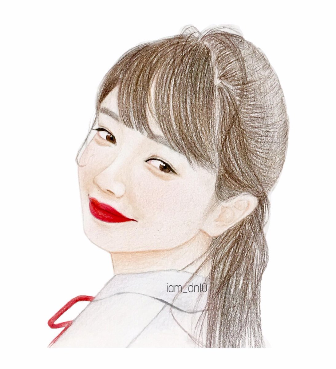 jamesjohnson9c4's tweet photo. ........ Komatsu Nana, portrait drawing. https://t.co/34I00BuqY6