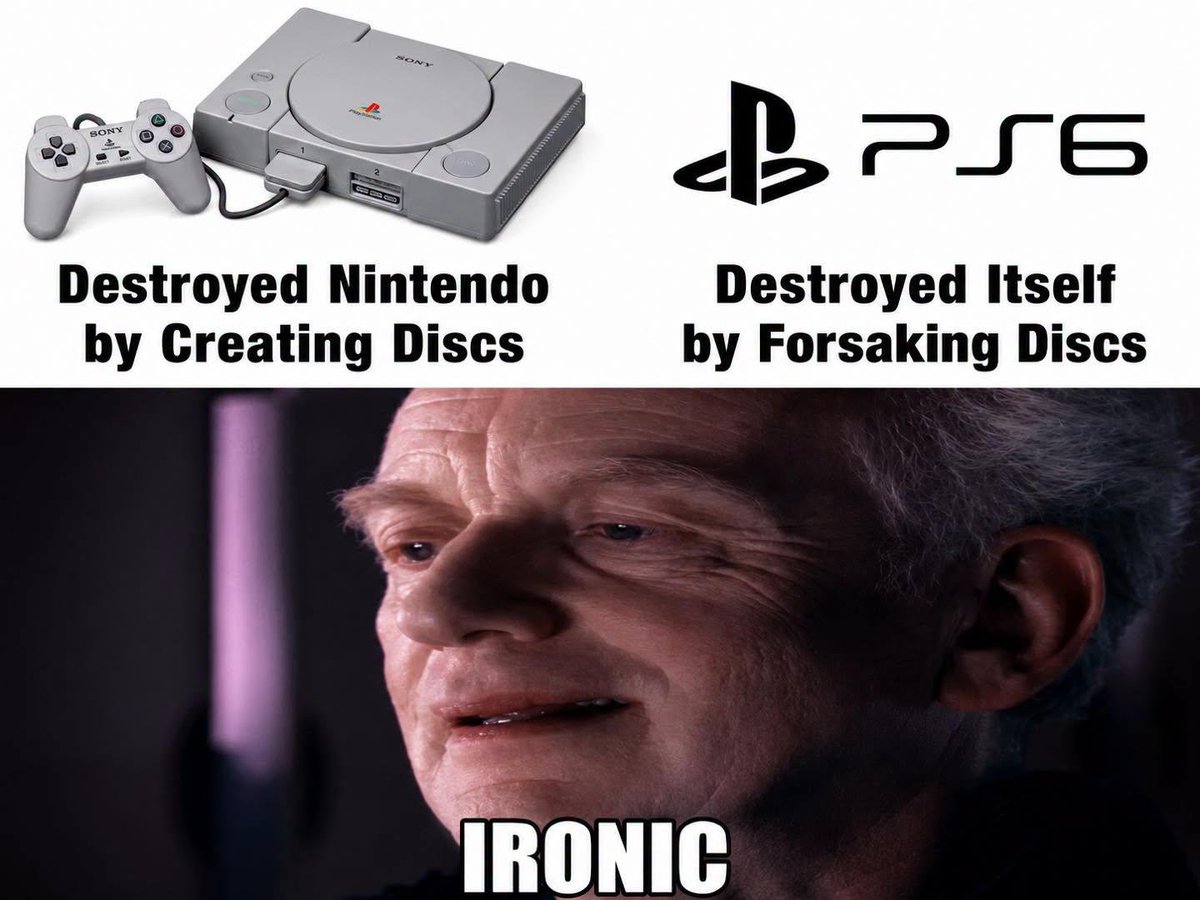 BrophyCypher's tweet photo. @PlayStation You used to listen to us and show us respect, @Sony @PlayStation, but now all you show us is ignorance, arrogance and greed. Listen to us before it's too late!
Give us FULL GAMES ON DISCS and IMPROVE DIGITAL OWNER RIGHTS
#PhysicalGamesMatter
#BoycottSony
#NoDiscNoBuy
#NoDiscNoPS6 https://t.co/KOL1PicLEr