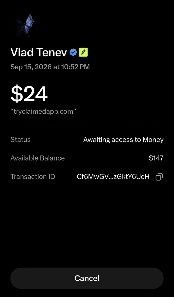 UseClaimed's tweet photo. $VLAD generated $24 for @vladtenev 

Transaction ID: Cf6MwGVPGBBGzGktY6UeH https://t.co/4PaSVBI5Vp
