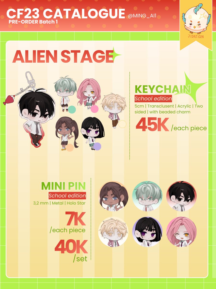 ming_ai1's tweet photo. 🩵&amp;🔁 are really appreciated!
Hello! My batch 1 PO for #CF23 is open ( ＾ω＾ )

✉️ PO OTS &amp; Mail Order
📅 Open until 22 Sept 2026
⏰ Both Days

Fandom list : Alienstage, Mahoyaku/Mhyk, ORV

🔗 https://t.co/lLk2OeTllj

#cf23catalogue #comifuro23 https://t.co/dd1uiLrc4E