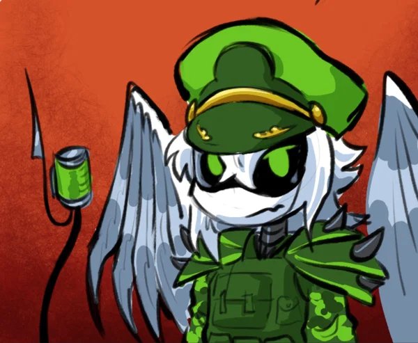 ethantheskunk2's tweet photo. @komomws Well I don't have full body art of him, but could you do my murder drones oc, Serial Designation E? https://t.co/1meNjk6Id9
