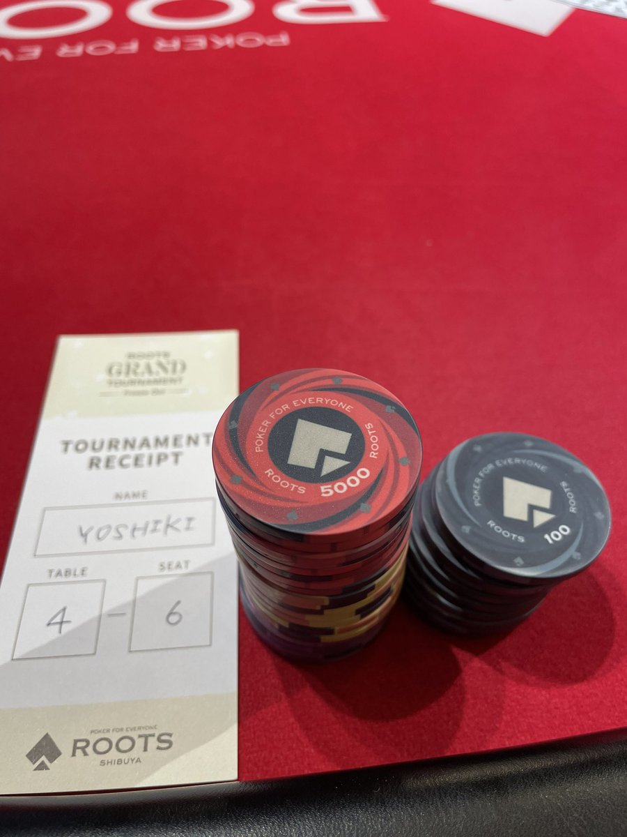 YOSHIKIPOKER's tweet photo. 一発勝負頑張りやす https://t.co/XyHGyQ7CIT